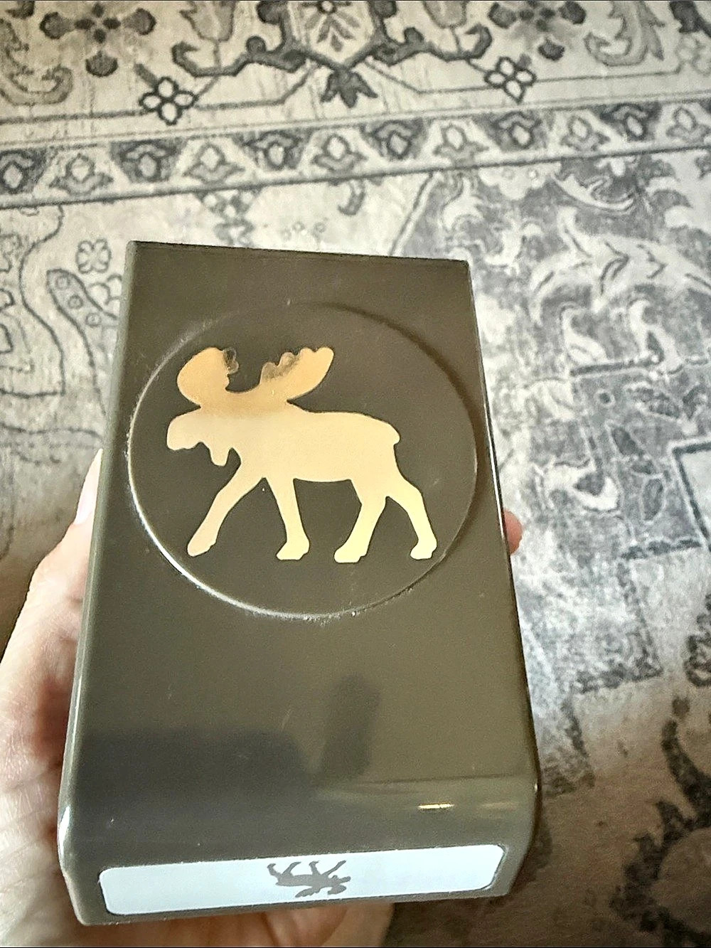 Stampin Up Moose Emblem stamp